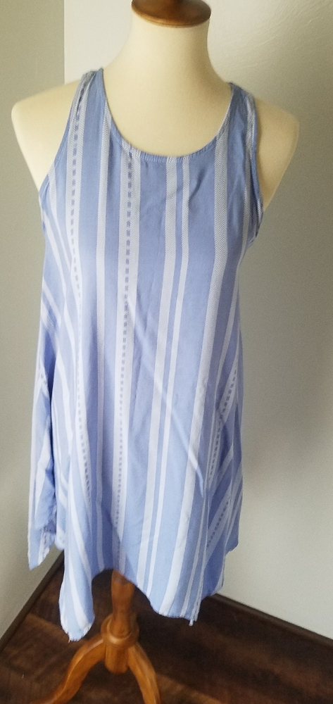 West Loop halter neck blue swing dress Siz…